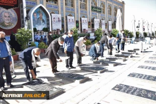 مراسم بزرگداشت هفته دفاع مقدس و تجلیل از همکاران رزمنده و ایثارگر دانشگاه فنی و حرفه‌ای استان کرمان برگزار شد 3