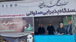 در سی و پنجمین سالگرد رحلت بنیان‌گذار جمهوری اسلامی صورت گرفت:
خدمت‌رسانی حوزه مقاومت بسیج کارکنان دانشگاه فنی و حرفه‌ای به زائرین مرقد مطهر امام خمینی (ره) 2