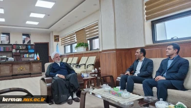 در دیدار صمیمانه رئیس دانشگاه ملی مهارت واحد استان کرمان با رئیس کل دادگستری استان کرمان:
ظرفیت‌های آموزشی، کارگاهی و آزمایشگاهی دانشگاه ملی مهارت واحد استان کرمان و برنامه های آموزش‌های آزاد و خاص این دانشگاه تشریح شد.