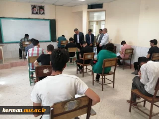 بازدید سرزده ریاست دانشگاه ملی مهارت از محل برگزاری امتحانات پایان ترم دانشجویان آموزشکده ثامن‌الحجج (ع) مشهد